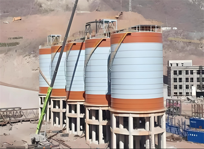 细水乡高架钢板仓